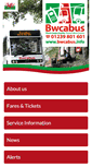 Mobile Screenshot of bwcabus.traveline-cymru.info